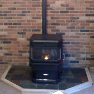 Pellet Stove Installation.