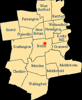 Map of Service Area.