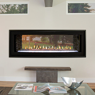 White Mountain Hearth Boulevard See Thru Gas Fireplace
