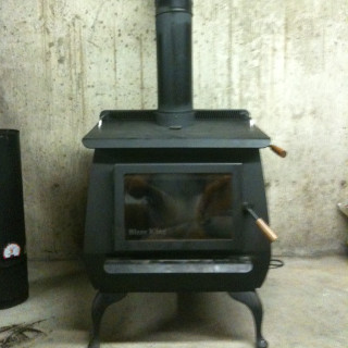 Basement wood stove Connecticut.